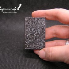 Миниатюрная книга "Библия стимпанка" уникальная обложка