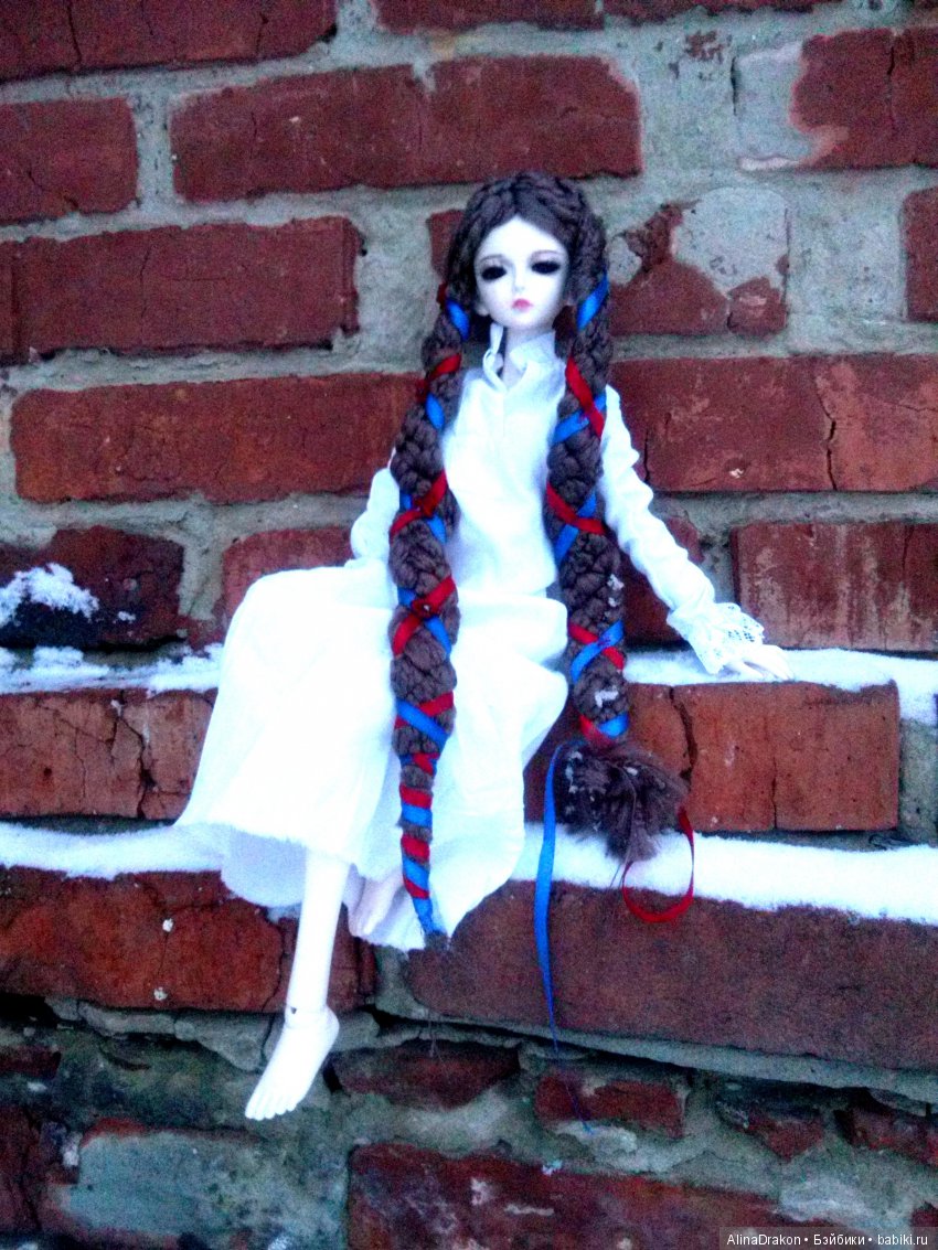 "Рыцарские косы": парик часть 1