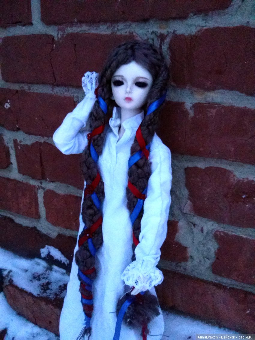 "Рыцарские косы": парик часть 1