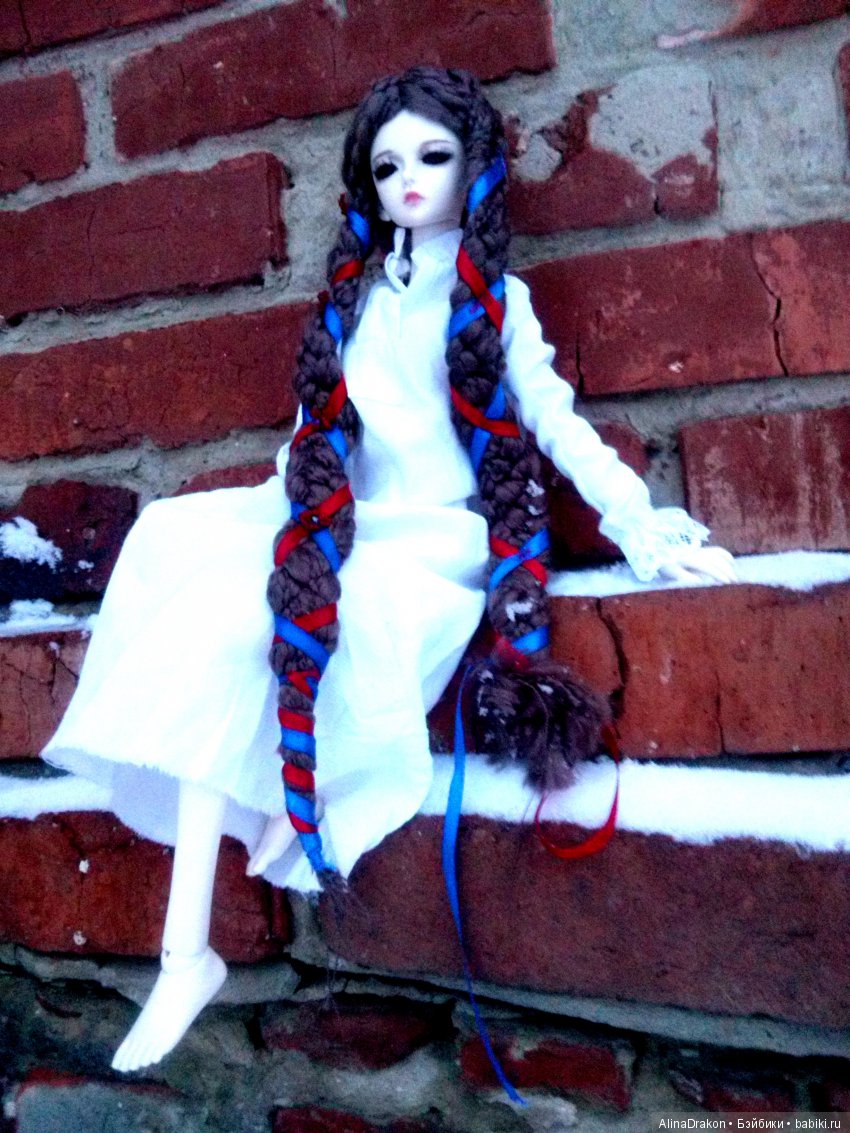 "Рыцарские косы": парик часть 1