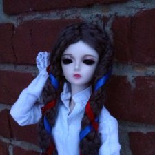 "Рыцарские косы": парик часть 1