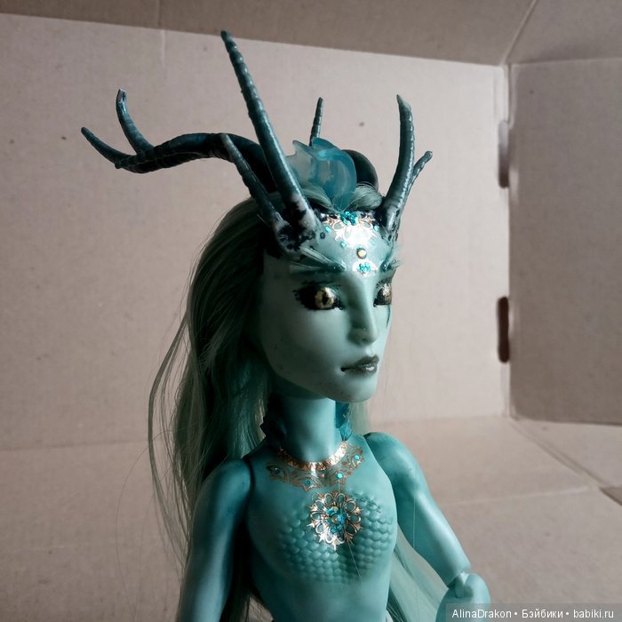 Водный Дракон, часть 1 | Бэйбики Водный Дракон, часть 1 — ООАК Monster High и Ever After High: репейнт