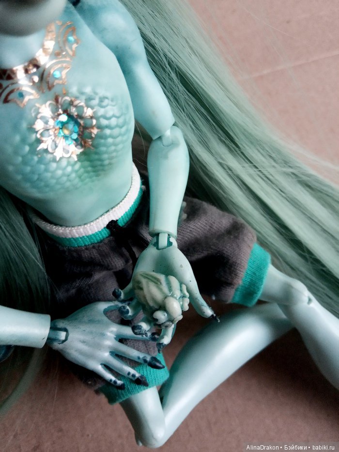 Водный Дракон, часть 1 | Бэйбики Водный Дракон, часть 1 — ООАК Monster High и Ever After High: репейнт