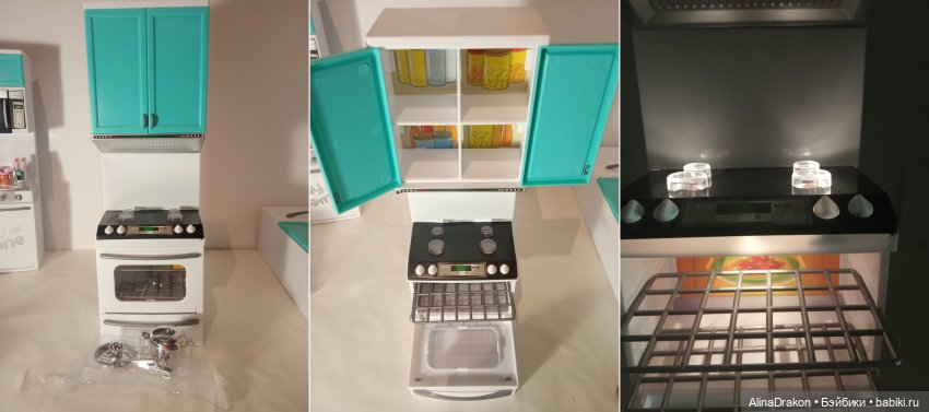 Игрушечная кухня для кукол формата Барби - обзор для кукольников