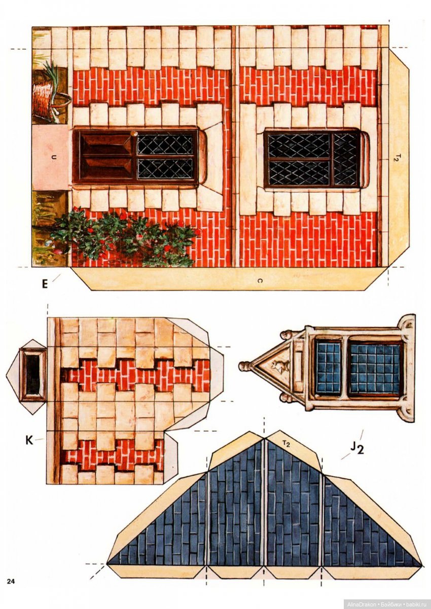 Бумажный викторианский кукольный домик - Кукольный домик своими руками, как  сделать | Бэйбики - 147706