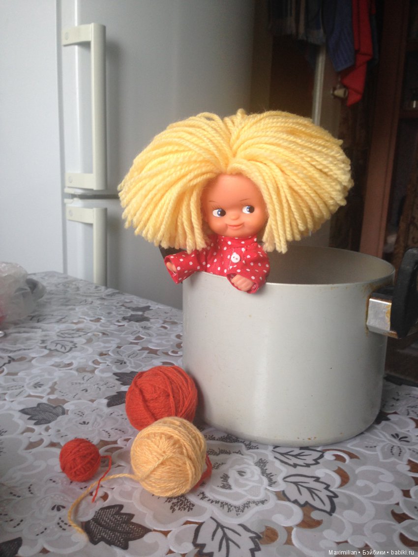 Копытенок Кузя — Реставрация и преображение кукол: ремонт (фото 8)