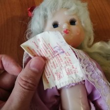 Кукла ссср,Мальвина, шарнирка, с этикеткой, Кирово-Чепецк