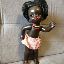 Кукла ссср,Негритянка, Ленигрушка, автор Мотовилова