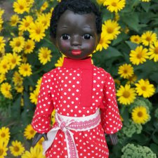 Ванюшка.  Негритенок. Кукла СССР