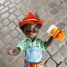 Oktoberfest. Негритенок ссср в Мюнхене