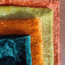 Плюш винтажный весенние цвета