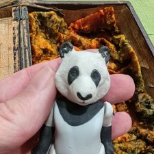 Старинная кукла панда Германия