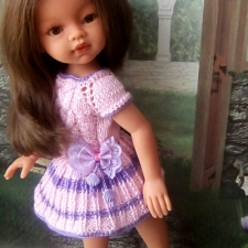 Новое платье для куколок 32-34 см