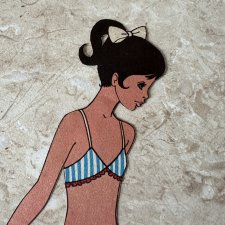 Бумажная кукла из журнала Mujeres 70-х г
