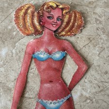 Бумажная кукла Сэнди 90-х годов