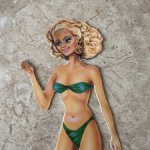 Бумажная кукла Кэтрин 90-х годов