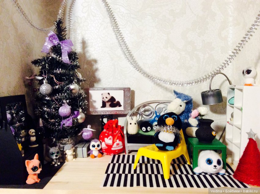 Комнатка к Новому году:)