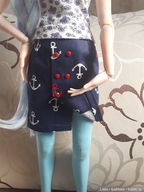 Выкройка. Юбка с двойной застежкой (фото 3)