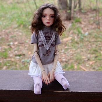 Птичка на прогулке