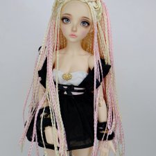 Парик для Minifee из косичек