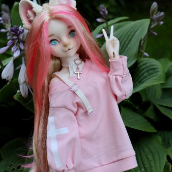 Кошка от Uf Doll, прощальные фоточки