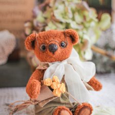 Плюшевый медведь, мишка тедди купить ручная работа