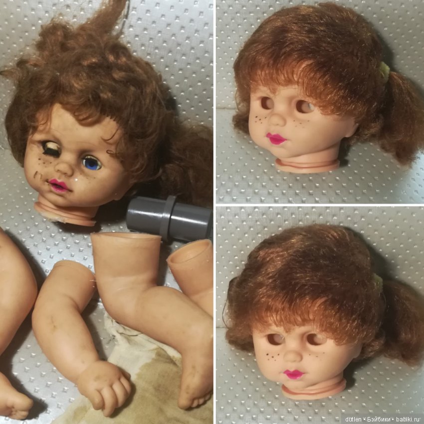 Переделка куколки — Реставрация и преображение кукол: ремонт (фото 4)