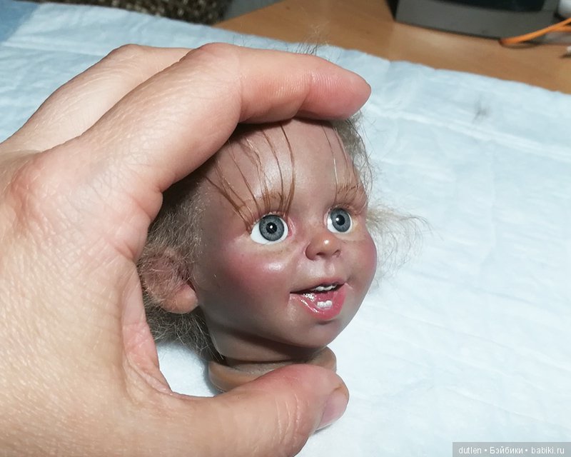 Переделка испанской характерной куклы - Этап 2 (фото 10)