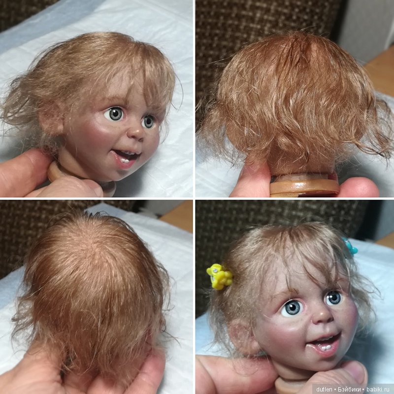 Переделка испанской характерной куклы - Этап 2 (фото 8)