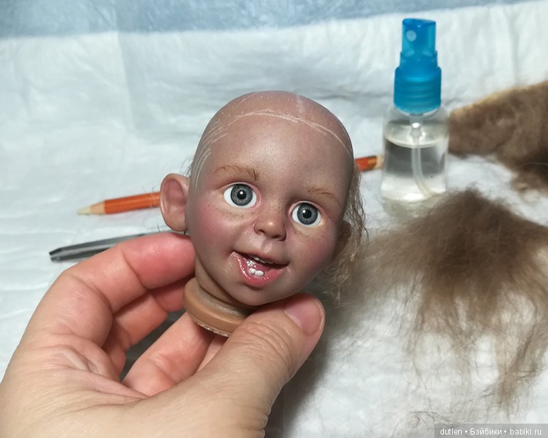 Переделка испанской характерной куклы - Этап 2 (фото 2)