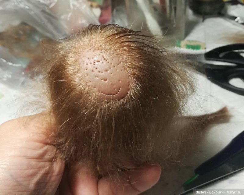 Переделка испанской характерной куклы - Этап 2 (фото 7)