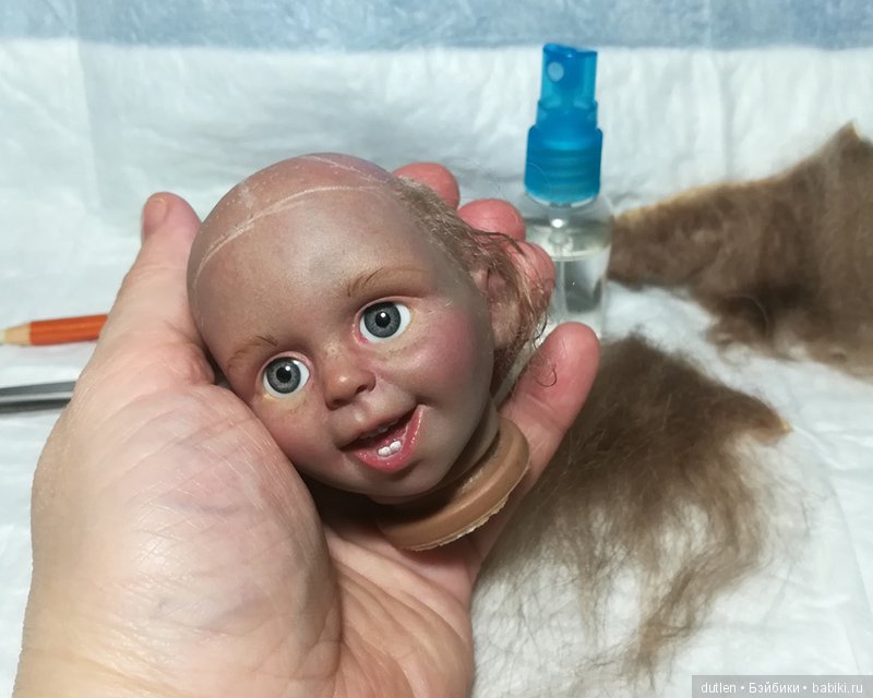 Переделка испанской характерной куклы - Этап 2 (фото 4)