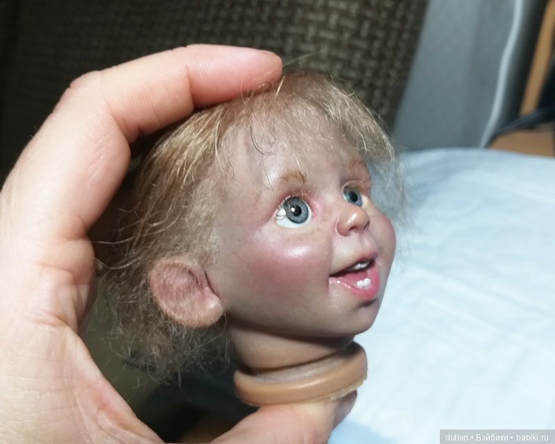 Переделка испанской характерной куклы - Этап 2