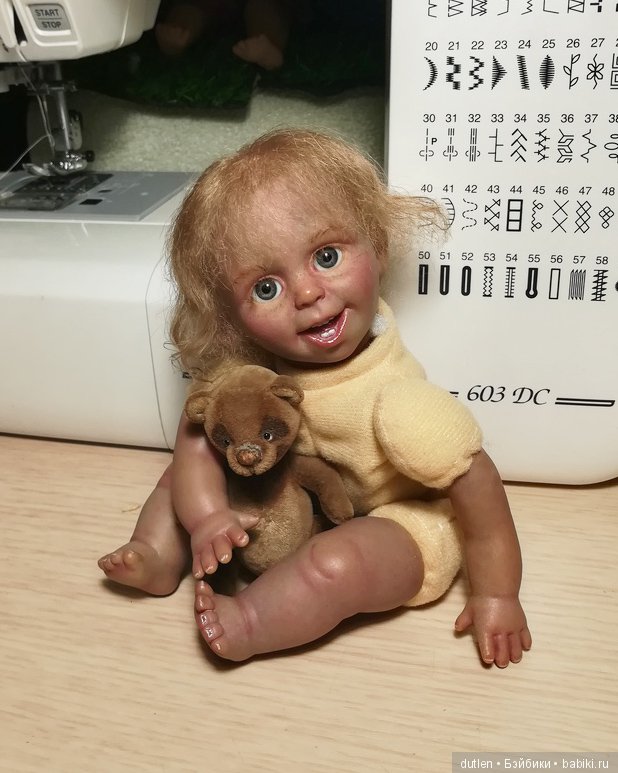 Переделка испанской характерной куклы - Этап 3 (фото 9)