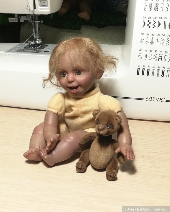 Переделка испанской характерной куклы - Этап 3 (фото 7)