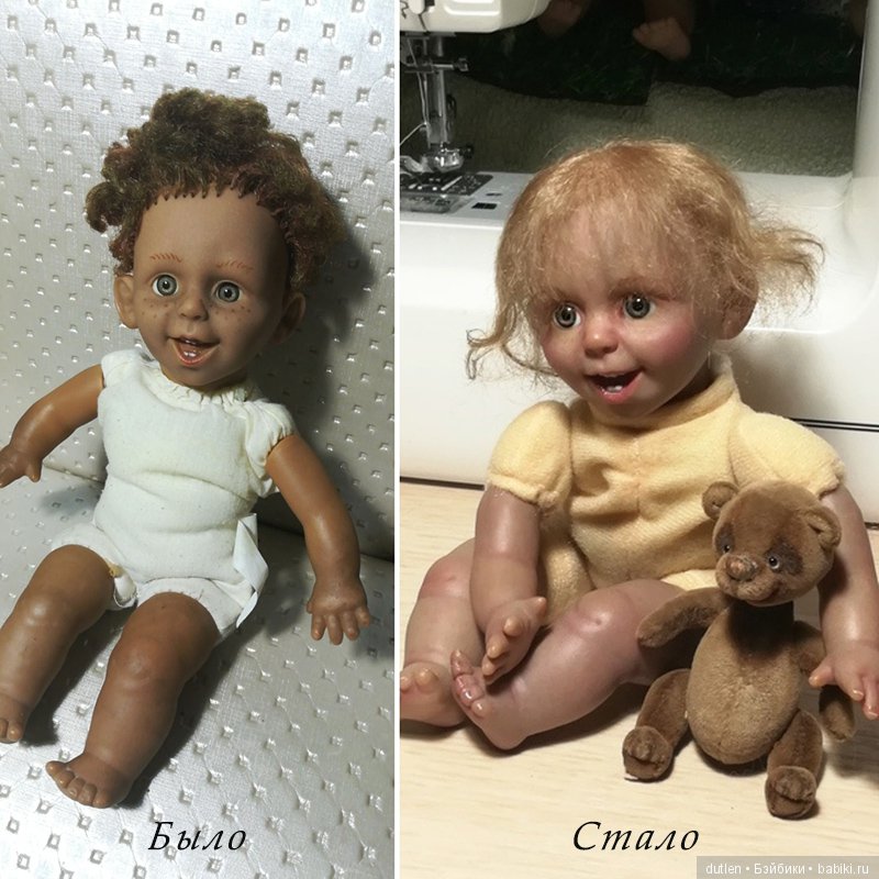 Переделка испанской характерной куклы - Этап 3