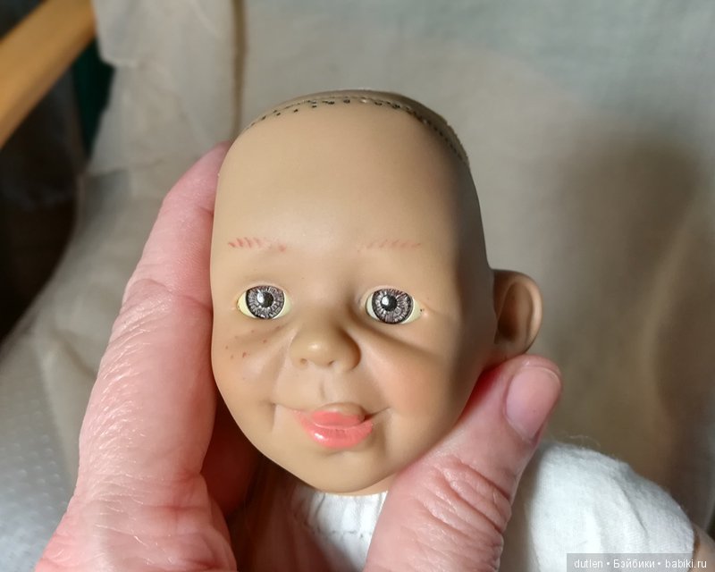 Переделка испанской характерной куклы 2 (фото 3)