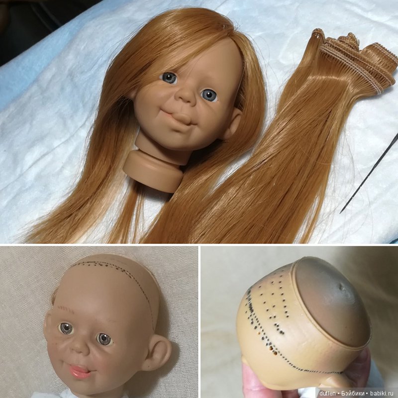 Переделка испанской характерной куклы 2 (фото 5)