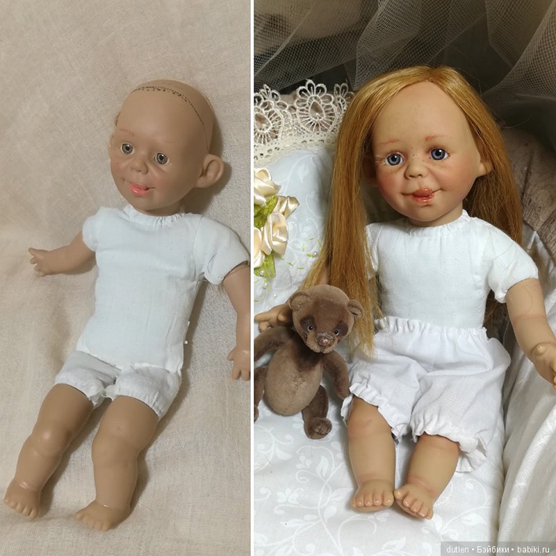 Переделка испанской характерной куклы 2 (фото 9)