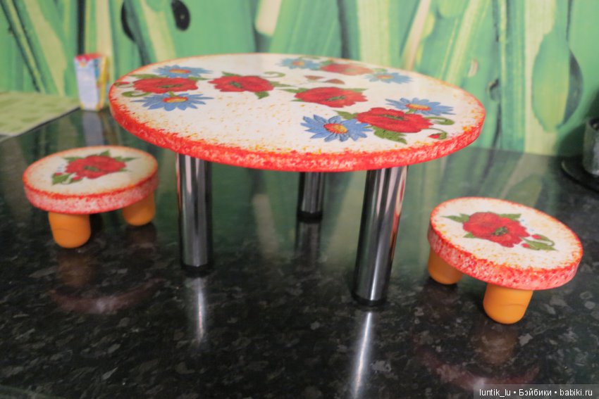 Небольшой МК изготовление мебели для кукол