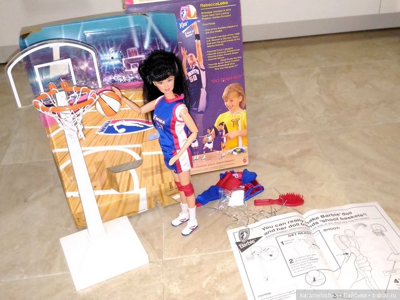 WNBA Kira: Mattel-овская интерактивность, незапланированная гибридизация и допрошивка волос, знакомство (фото 8)