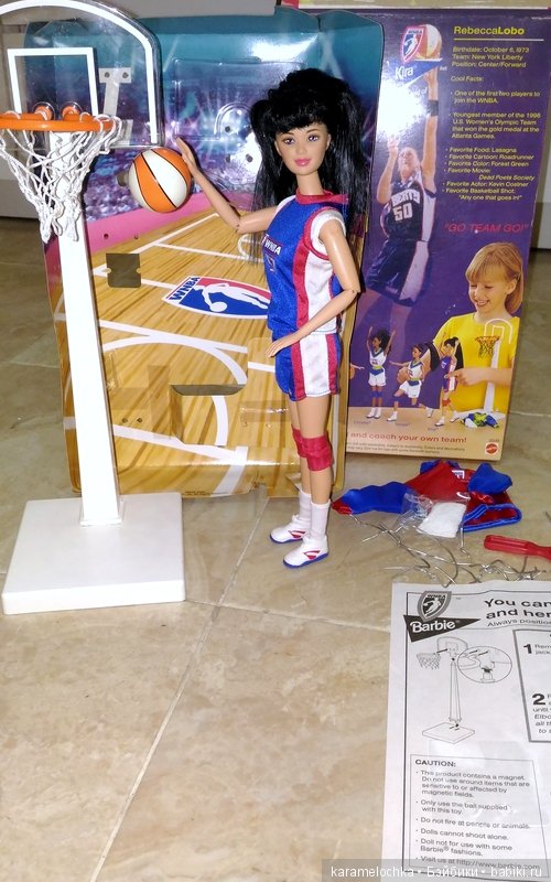 WNBA Kira: Mattel-овская интерактивность, незапланированная гибридизация и допрошивка волос, знакомство (фото 7)