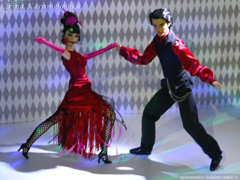 Танго - танец страсти! Яркая танцевальная пара