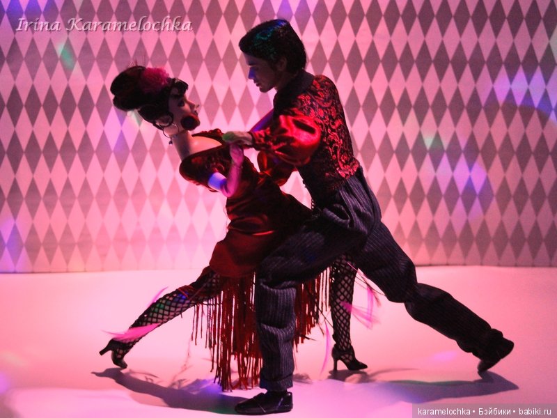 Танго - танец страсти! Яркая танцевальная пара