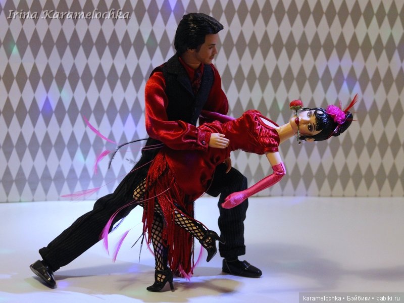Танго - танец страсти! Яркая танцевальная пара (фото 4)
