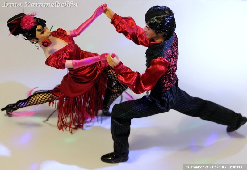 Танго - танец страсти! Яркая танцевальная пара (фото 3)