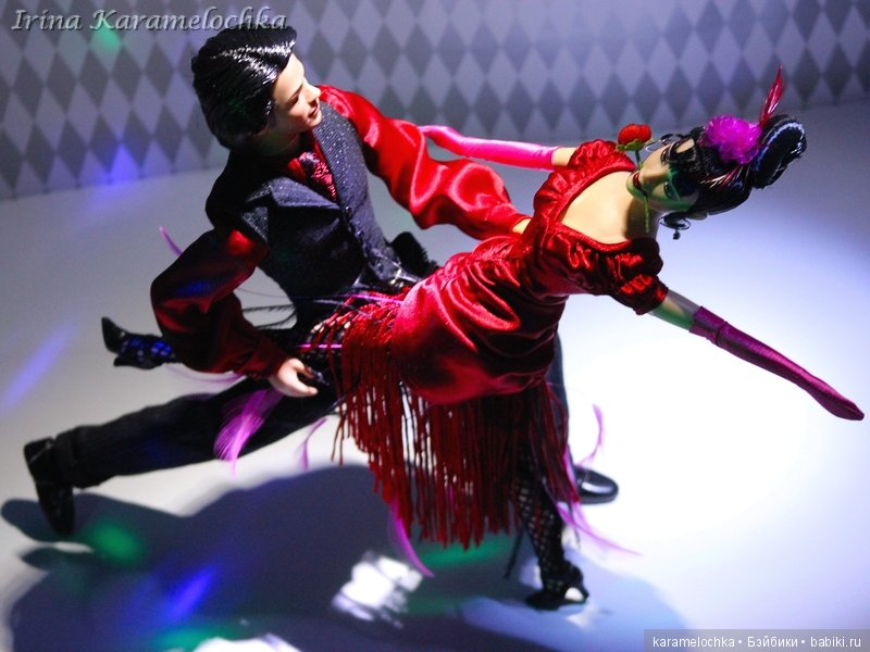 Танго - танец страсти! Яркая танцевальная пара