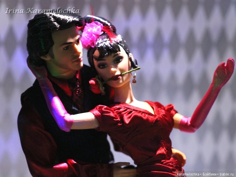 Танго - танец страсти! Яркая танцевальная пара