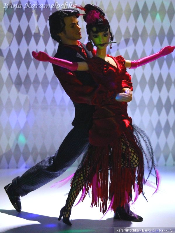 Танго - танец страсти! Яркая танцевальная пара