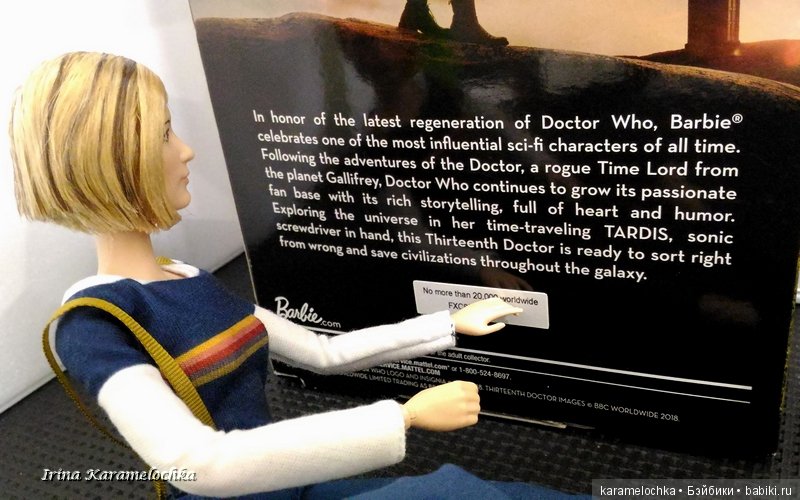 13-й "Доктор Кто". Портретка Джоди Уиттакер от Mattel